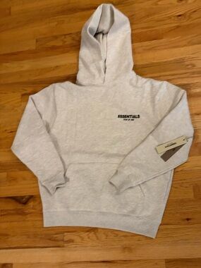 Essentials Men's Medium gray(light oatmeal) Hoodie